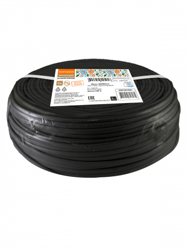 Провод НАРОДНЫЙ ШВВПмб 3х0,5 (100м), черный (100) (SQ0120-0307) фото 2