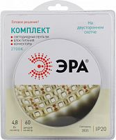 Комплект светодиодной ленты ЭРА 2835kit-4 8-60-12-IP20-2700-5m (1/50/1200) (Б0043062)