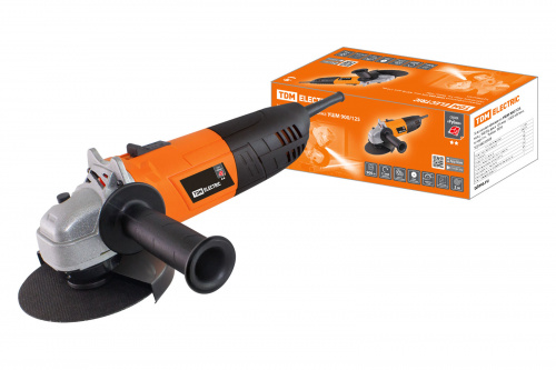 Угловая шлифмашина УШМ 900/125, мощ. 900 Вт, диск 125 мм, 11000 об/мин, шнур 3 м, "Рубин" TDM (1/4) (SQ1080-0105) Угловая шлифмашина УШМ 900/125, мощ. 900 Вт, диск 125 мм, 11000 об/мин, шнур 3 м, "Рубин" TDM (1/4) (SQ1080-0105)