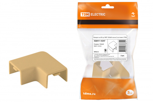 Поворот на 90 гр. КМП 100x60 сосна (цена за уп. 2шт./комп.) TDM (1/20/120) (SQ0411-0247) Поворот на 90 гр. КМП 100x60 сосна (цена за уп. 2шт./комп.) TDM (1/20/120) (SQ0411-0247)