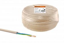 Провод TDM ПВС 3х0,75 ГОСТ (50м), бежевый "ЭКО" (SQ0119-0057)