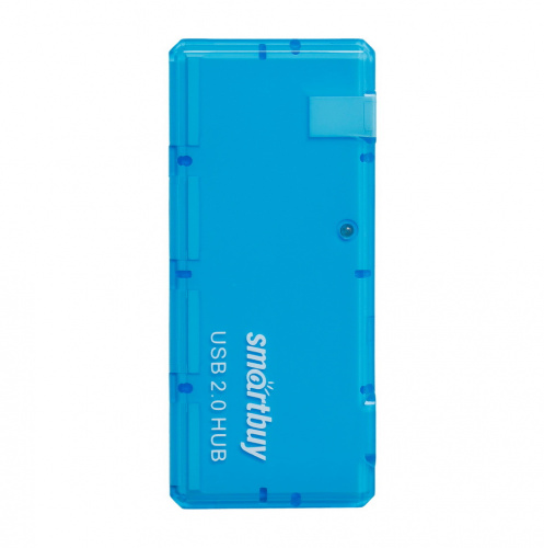 Разветвитель Smartbuy 4 порта голубой (SBHA-6110-B) (1/5) фото 2