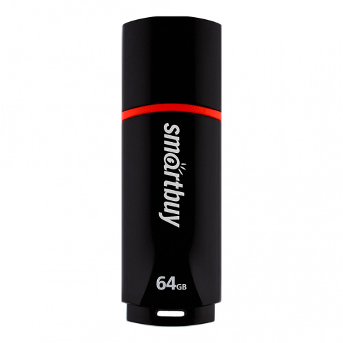 Флеш-накопитель USB  64GB  Smart Buy  Crown  чёрный (SB64GBCRW-K)