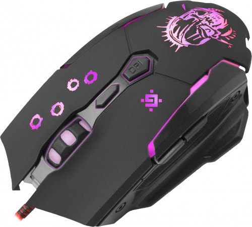 Мышь проводная игровая DEFENDER Killer GM-170L, USB, 7 кнопок, черный (1/40) (52170) фото 11