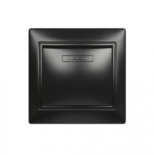 Выключатель SMARTBUY скрытая установка, 1-клавишный с индикатором 10А черный, "Венера" (SBE-01b-10-SW1-1-c) Выключатель SMARTBUY скрытая установка, 1-клавишный с индикатором 10А черный, "Венера" (SBE-01b-10-SW1-1-c)