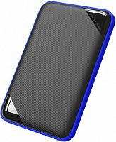 Внешний HDD  Siliсon Power  1 TB  A62 Armor, чёрный/синий, 2.5", USB 3.2 (SP010TBPHD62SS3B)