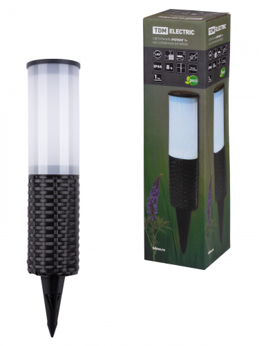 Светильник TDM СС "Ротанг 1" на солнечных батареях, пластик, 7х43cм, TDM (1/12) (SQ0330-0114) Светильник TDM СС "Ротанг 1" на солнечных батареях, пластик, 7х43cм, TDM (1/12) (SQ0330-0114)