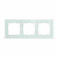 Рамка SMARTBUY 3-местная стекло бежевая "Нептун" (SBE-05i-Glass-FR-3)