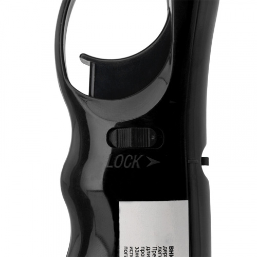 Бытовая газовая пьезозажигалка с классическим пламенем, многоразовая (1 шт.) черная СК-302L СОКОЛ (1/144) (61-0959) фото 6