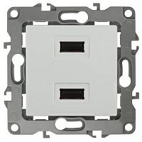Устройство зарядное USB ЭРА, серии ЭРА 12, 230В/5В-2100мА, IP20, белый (6/60/1440) 12 -4110-01