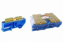 Шина "N" нулевая с изолятором на DIN-рейку 8x12мм стойка бол. 8 групп TDM (SQ0801-0031)