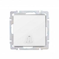 Кнопка SMARTBUY скрытая установка, звонка 10А белая "Нептун" (SBE-05w-10-B1-0)