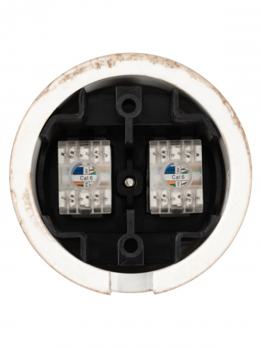 Розетка TDM двойная компьютерная RJ45 мраморная «Болонь» (1/72) (SQ1820-0151) фото 3 Розетка TDM двойная компьютерная RJ45 мраморная «Болонь» (1/72) (SQ1820-0151) фото 3