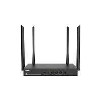 Двухдиапазонный гигабитный Wi-Fi роутер Tenda W18E  AC1200, до 300 Мбит/с на 2,4 ГГц + до 867 Мбит/с на 5 ГГц, LAN 3x1Гбит/с, WAN 1x1Гбит/с, 4x5dBi ан