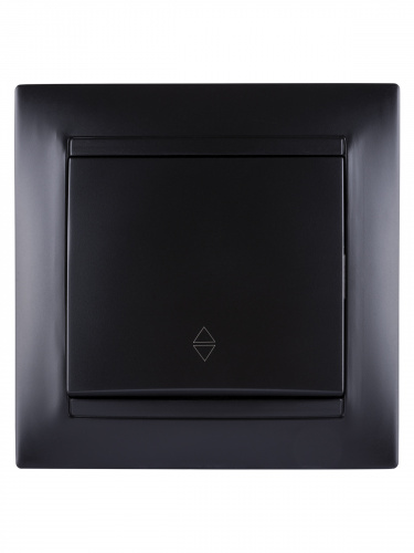 Выключатель на 2 направления 1 кл. 10А графит, с/у, "Лама" TDM (10/120) (SQ1815-0606) фото 4 Выключатель на 2 направления 1 кл. 10А графит, с/у, "Лама" TDM (10/120) (SQ1815-0606) фото 4