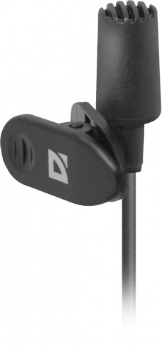 Микрофон DEFENDER MIC-109 черный, на прищепке, 1,8 м. (1/50) (64109) фото 7
