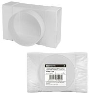 Тройник соединитель прямоугольного воздуховода с круглым, 55х110/D100, TDM (1/1/39) (SQ1807-1733)