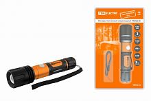 Фонарь TDM «Титан 2» 10 Вт 1 светодиод CREE 1000 лм, 1х18650 3.7 В 2200 мА*ч , IPX4, USB, (1/24) (SQ0350-0061)