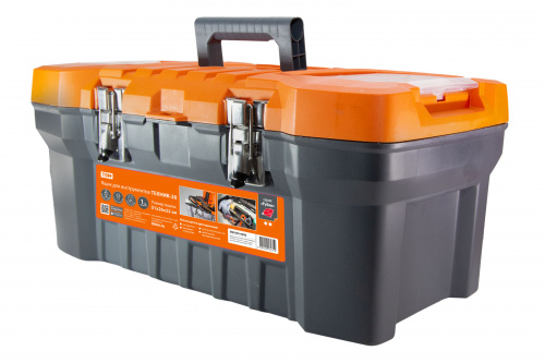 Ящик для инструментов ТЕХНИК-20, 51х26х22 см, метал. замки, лоток, два органайзера, «Рубин» TDM (1/6) (SQ1032-0202)