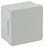 KOR-80-80-50-7 ЭРА Коробка распаячн. открытой установки КОР 80х80х50мм без гермовводов 7 вх. IP54