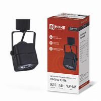 Светильник трековый под лампу TR-GU10-TL 8SB GU10 230В квадрат черный серии TOP-LINE IN HOME (1/50) (4690612043074)