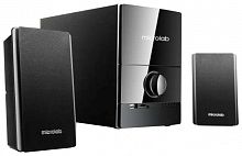 Акустика Microlab M-500U, 2.1,  мощность 40 Вт RMS, разъемы Выход 2RCA, вход 2RCA, USB, SD, черный (1/4) (80003130)