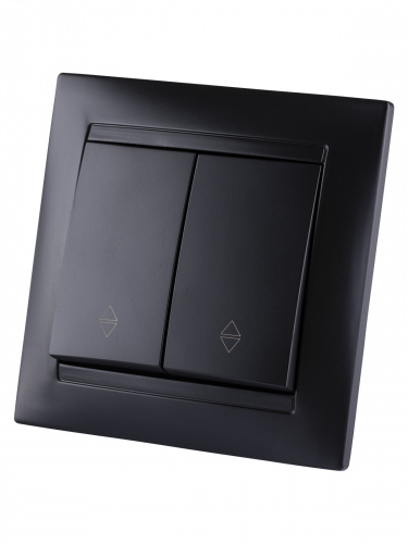 Выключатель на 2 направления 2 кл. 10А графит, с/у, "Лама" TDM (10/120) (SQ1815-0607) фото 5 Выключатель на 2 направления 2 кл. 10А графит, с/у, "Лама" TDM (10/120) (SQ1815-0607) фото 5