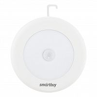 Фонарь SMARTBUY SBF-6-K с датчиком движения и света 6 LED 3*AAA, белый (1/240)