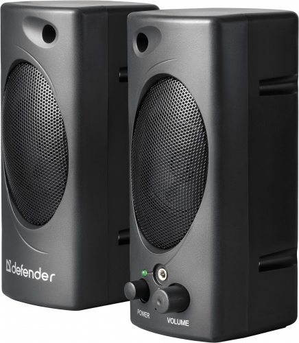 Активная система DEFENDER DEFENDER 2.0 SPK 50 черный, 6 Вт, питание от USB (1/30) (65150) фото 5
