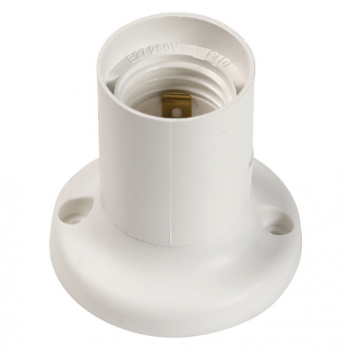 Патрон SMARTBUY термо-пластиковый прямой, потолочный, Е27, белый (SBE-LHP-c-E27) (1/10/200)