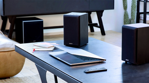 Колонка EDIFIER M601DB black (3 шт.)Bth5.1. Дин.:3 шт.Общ.мощ:110Вт.компл.:пульт упр,каб.3.5мм-RCA,кабель RCA-RCA,оптовол.каб,кабель пит. (1/1) (80002798) фото 4