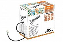 Кабель витая пара народный U/UTP Cat 5e 4х2х24AWG (305м) PE, чёрный (SQ0107-0118)