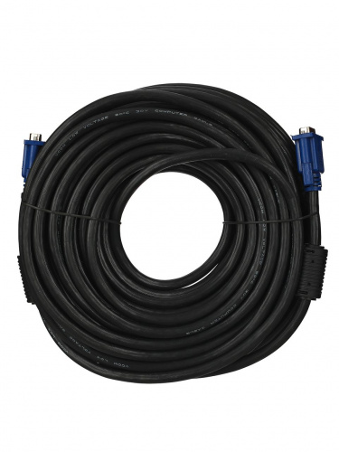 Кабель монитор-SVGA card (15M-15M) 20м 2 фильтра VCOM <VVG6448-20M> (1/10) (VVG6448-20MC)