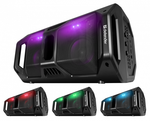 Колонка портативная DEFENDER Rage 50Вт, напольная, Light/BT/FM/USB/LED/TWS (1/2) (65109) фото 2