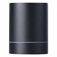 Светильник SMARTBUY настенный под лампы GX53*1, черный, алюминий, 220В, IP65, для интерьера, фасадов зданий, 140*90*115 мм (1/20) (SBL-WLBK1-1GX53)