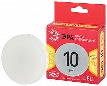 Лампа светодиодная ЭРА RED LINE LED GX-10W-827-GX53 R 10Вт таблетка теплый белый свет (1/100) (Б0054244)