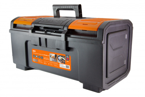 Ящик для инструментов ПРОФИ-19, 48х27х24 см, усилен., замок-автомат, лоток, органайзеры, «Рубин» TDM (1/6) (SQ1032-0205)