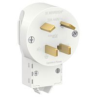 Вилка силовая С/У BLANCA 3P+N 32А 400В бел. Systeme Electric BLNSV003241 (1/6/36)