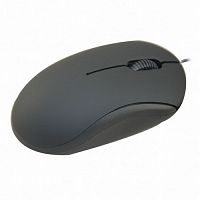 Мышь проводная RITMIX ROM-111, USB, черный/серый (1/100) (15118309)