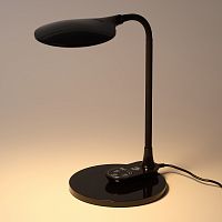 Светильник настольный ЭРА NLED-498-10W-BK светодиодный с основанием черный (1/6) (Б0052775)