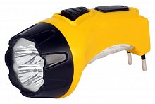 Фонарь SMARTBUY SBF-87-Y, жёлтый, аккум-ный, 4LED+6LED, 4V 0.5Ah, ЗУ 220V (1/120)