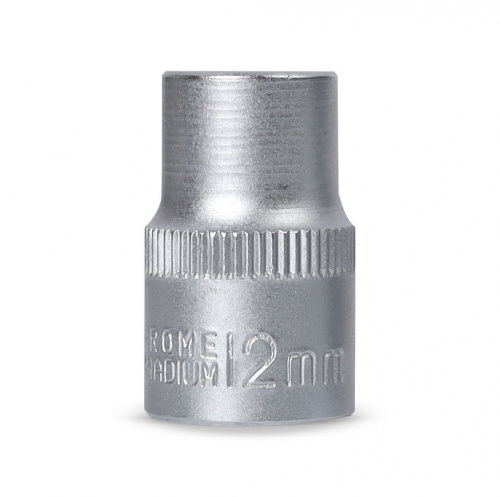 Головка на 12 мм SMARTBUY торцевая, шестигранная, под квадрат 1/2", CR-V, tools (1/200) (SBT-SW-12-12p1)