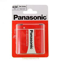 Элемент питания PANASONIC  3R12 (квадрат) Zinc Carbon BL1   (12/48) (349)