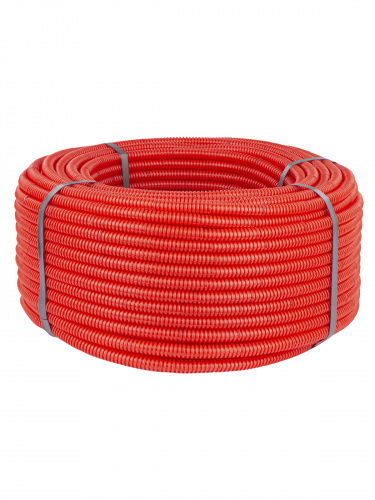 Труба гофрированная ПНД с зондом d 16мм (100 м) легкая красная (100/100) (цена за 1м, отгрузка от упаковки) TDM (SQ0413-0031) фото 4