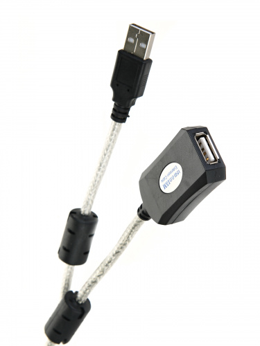 Кабель-адаптер AOPEN USB 2.0 - repeater (AM-AF), 15 м. (1/20) (ACU823-15M)
