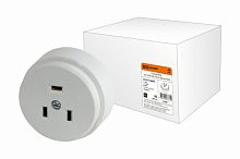 Розетка РШ 32А 250В 2Р+РЕ ОУ белая TDM (6/120) (SQ1812-0005)