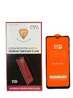 Защитное стекло Mietubl для Xiaomi Redmi Note 7/Redmi Note 7 Pro Black, Full Screen, 0.33 мм, 11D, Curved Edge, закруг. край, глянц, полный клей, чёрн (AA-00000801)