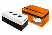 Корпус КП103 для кнопок 3места белый TDM (SQ0705-0003)