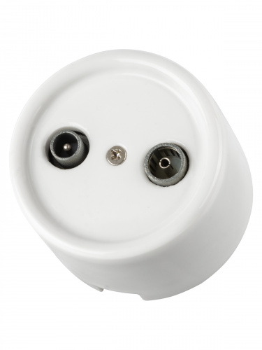 Розетка TDM TV+R проходная белая «Болонь» (1/72) (SQ1820-0056) фото 6 Розетка TDM TV+R проходная белая «Болонь» (1/72) (SQ1820-0056) фото 6