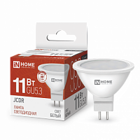 Лампа светодиодная IN HOME JCDR-VC 11Вт 230В GU5.3 4000К 990Лм (10/100) (4690612020358)